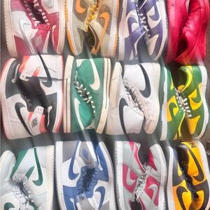 Nike Mens Mixed Dunks Jordans 1